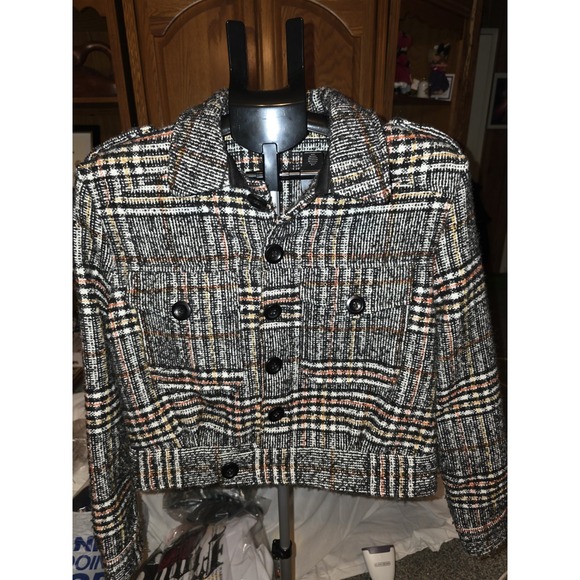 Free People Jackets & Blazers - Free People Slouchy Eisenhower Jacket. Plaid Combo, Army,Cottagecore, Lagonlook,